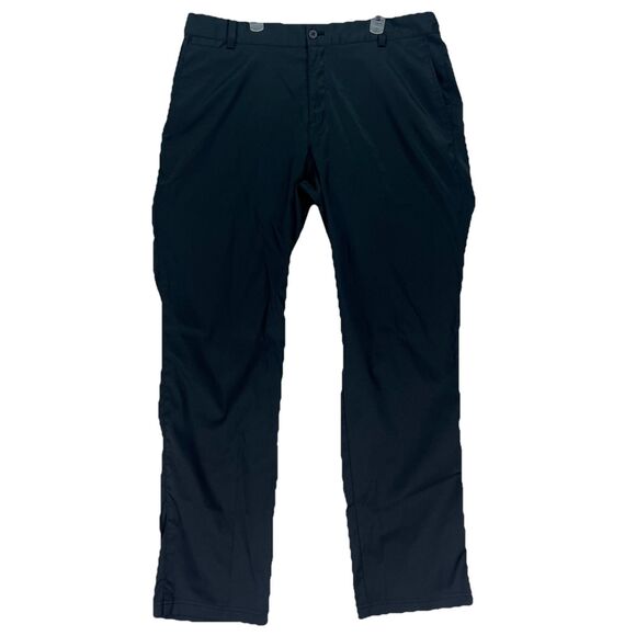 Nike‎ Golf Tour Performance Straight Fit Chino Pants Mens 34x32 Black Stretch - Picture 1 of 8